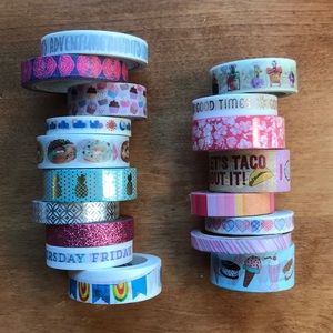 Cute washi tape collection